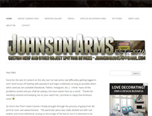 Tablet Screenshot of johnsonarmsprops.com